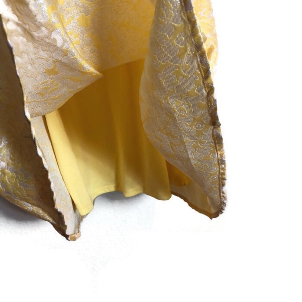 Disney Beauty and the Beast Princess Raffle Golden Embroidered Dress - Picture 7 of 7